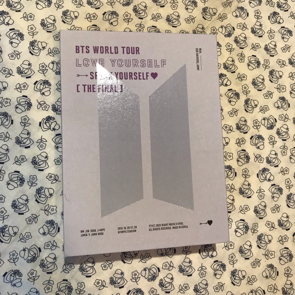 BTS World Tour Final Love Yourself DVD